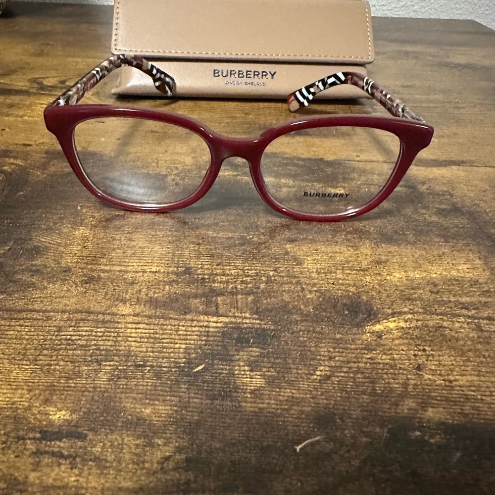 Burberry Burgundy Women's Glasses